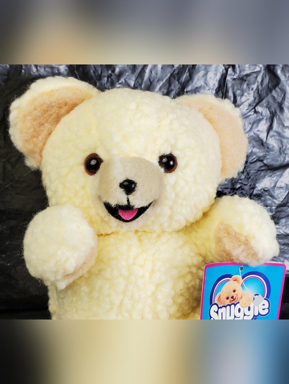 Lever Brothers VTG 1997 Promo Snuggle Fabric Softener Plush Bear w/ Tag - NOS